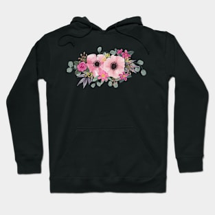 Pink Floral Swag | Cherie's Art Original (c)2021 Hoodie